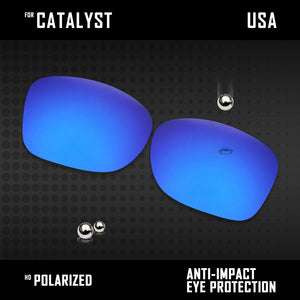 Anti Scratch Polarized Replacement Lenses for-Oakley Catalyst OO9272 Options