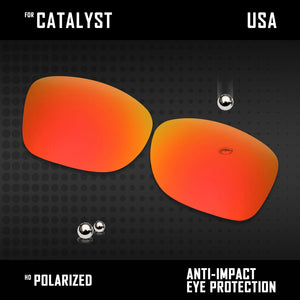 Anti Scratch Polarized Replacement Lenses for-Oakley Catalyst OO9272 Options