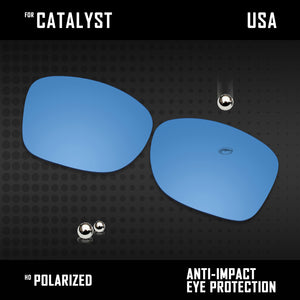 Anti Scratch Polarized Replacement Lenses for-Oakley Catalyst OO9272 Options