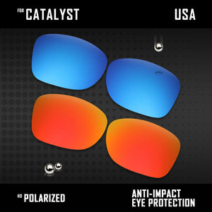 Anti Scratch Polarized Replacement Lenses for-Oakley Catalyst OO9272 Options