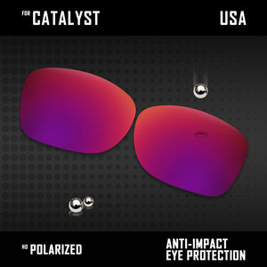 Anti Scratch Polarized Replacement Lenses for-Oakley Catalyst OO9272 Options