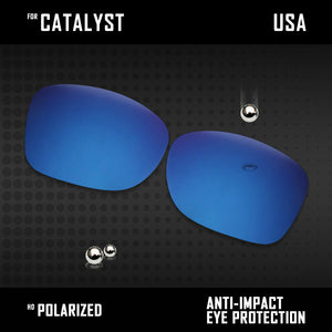 Anti Scratch Polarized Replacement Lenses for-Oakley Catalyst OO9272 Options