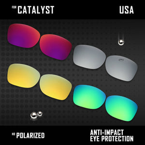 Anti Scratch Polarized Replacement Lenses for-Oakley Catalyst OO9272 Options