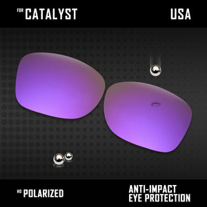 Anti Scratch Polarized Replacement Lenses for-Oakley Catalyst OO9272 Options