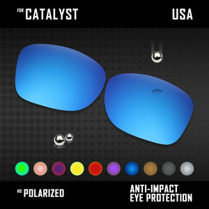 Anti Scratch Polarized Replacement Lenses for-Oakley Catalyst OO9272 Options