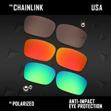 Load image into Gallery viewer, Anti Scratch Polarized Replacement Lenses for-Oakley Chainlink OO9247 Options