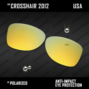 Anti Scratch Polarized Replacement Lenses for-Oakley Crosshair 2012 OO4060 Opt