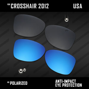 Anti Scratch Polarized Replacement Lenses for-Oakley Crosshair 2012 OO4060 Opt