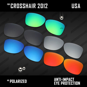 Anti Scratch Polarized Replacement Lenses for-Oakley Crosshair 2012 OO4060 Opt