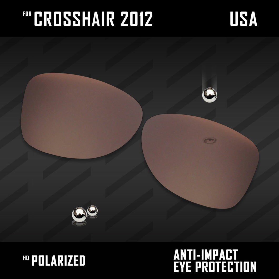 Anti Scratch Polarized Replacement Lenses for-Oakley Crosshair 2012 OO4060 Opt