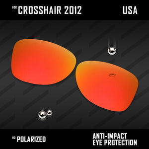 Anti Scratch Polarized Replacement Lenses for-Oakley Crosshair 2012 OO4060 Opt