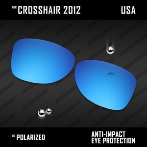 Anti Scratch Polarized Replacement Lenses for-Oakley Crosshair 2012 OO4060 Opt