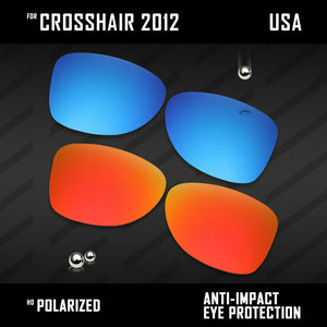 Anti Scratch Polarized Replacement Lenses for-Oakley Crosshair 2012 OO4060 Opt