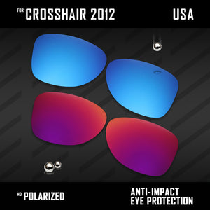 Anti Scratch Polarized Replacement Lenses for-Oakley Crosshair 2012 OO4060 Opt