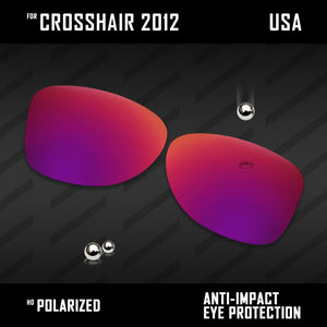 Anti Scratch Polarized Replacement Lenses for-Oakley Crosshair 2012 OO4060 Opt