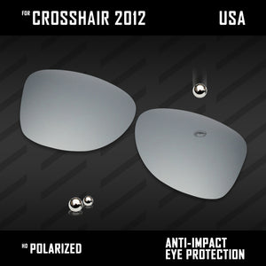 Anti Scratch Polarized Replacement Lenses for-Oakley Crosshair 2012 OO4060 Opt