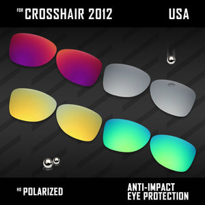 Anti Scratch Polarized Replacement Lenses for-Oakley Crosshair 2012 OO4060 Opt