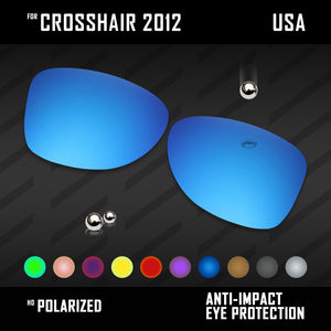 Anti Scratch Polarized Replacement Lenses for-Oakley Crosshair 2012 OO4060 Opt