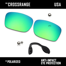 Load image into Gallery viewer, Anti Scratch Polarized Replacement Lens &amp; Nose Pads for-Oakley Crossrange OO9361
