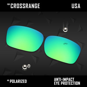 Anti Scratch Polarized Replacement Lenses for-Oakley Crossrange OO9361 Options