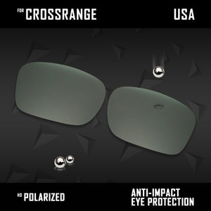 Anti Scratch Polarized Replacement Lenses for-Oakley Crossrange OO9361 Options
