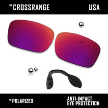 Load image into Gallery viewer, Anti Scratch Polarized Replacement Lens &amp; Nose Pads for-Oakley Crossrange OO9361