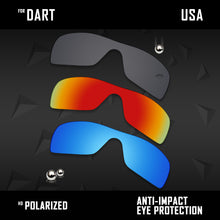 Load image into Gallery viewer, Anti Scratch Polarized Replacement Lenses for-Oakley Dart Options