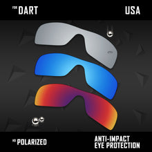 Load image into Gallery viewer, Anti Scratch Polarized Replacement Lenses for-Oakley Dart Options