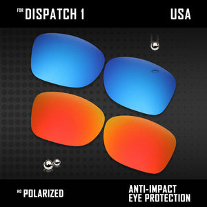 Anti Scratch Polarized Replacement Lenses for-Oakley Dispatch 1 OO9090 Options