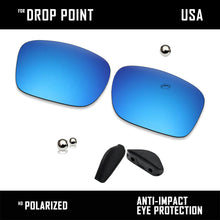Load image into Gallery viewer, Anti Scratch Polarized Replacement Lens &amp; Nose Pads for-Oakley Drop Point OO9367