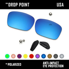 Load image into Gallery viewer, Anti Scratch Polarized Replacement Lens &amp; Nose Pads for-Oakley Drop Point OO9367