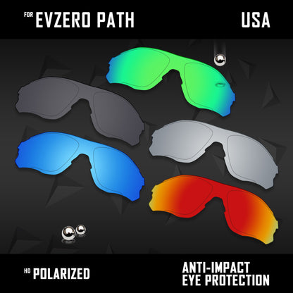 Anti Scratch Polarized Replacement Lenses for-Oakley EVZero Path OO9313 Options
