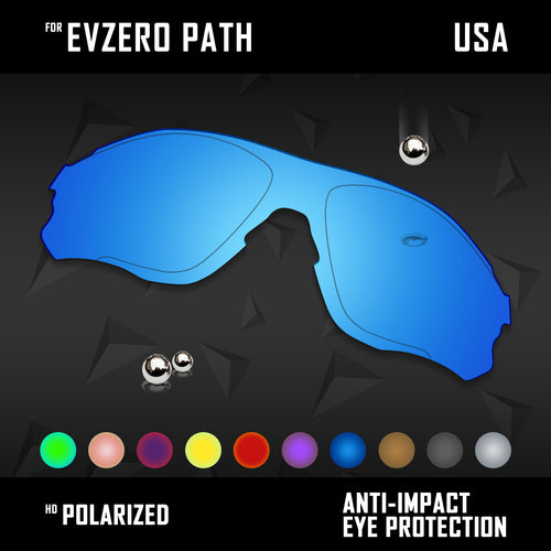 Anti Scratch Polarized Replacement Lenses for-Oakley EVZero Path OO9313 Options