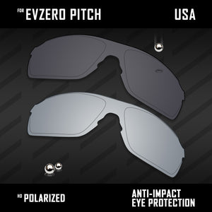 Anti Scratch Polarized Replacement Lenses for-Oakley EVZero Pitch OO9383 Options