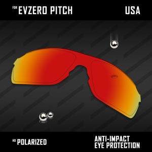 Anti Scratch Polarized Replacement Lenses for-Oakley EVZero Pitch OO9383 Options