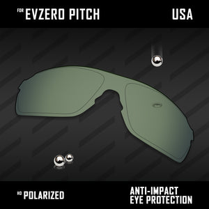 Anti Scratch Polarized Replacement Lenses for-Oakley EVZero Pitch OO9383 Options