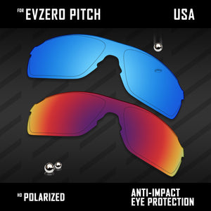 Anti Scratch Polarized Replacement Lenses for-Oakley EVZero Pitch OO9383 Options