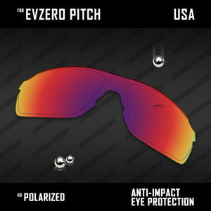 Anti Scratch Polarized Replacement Lenses for-Oakley EVZero Pitch OO9383 Options