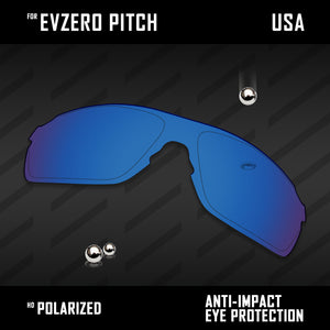 Anti Scratch Polarized Replacement Lenses for-Oakley EVZero Pitch OO9383 Options