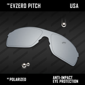 Anti Scratch Polarized Replacement Lenses for-Oakley EVZero Pitch OO9383 Options