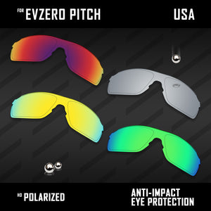 Anti Scratch Polarized Replacement Lenses for-Oakley EVZero Pitch OO9383 Options