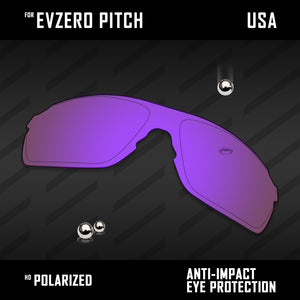 Anti Scratch Polarized Replacement Lenses for-Oakley EVZero Pitch OO9383 Options