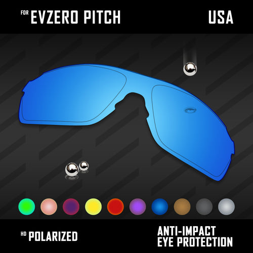 Anti Scratch Polarized Replacement Lenses for-Oakley EVZero Pitch OO9383 Options