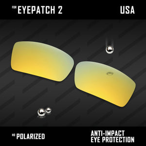 Anti Scratch Polarized Replacement Lenses for-Oakley Eyepatch 2 OO9136 Options