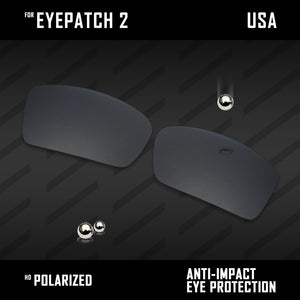 Anti Scratch Polarized Replacement Lenses for-Oakley Eyepatch 2 OO9136 Options