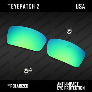 Anti Scratch Polarized Replacement Lenses for-Oakley Eyepatch 2 OO9136 Options