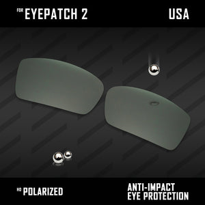 Anti Scratch Polarized Replacement Lenses for-Oakley Eyepatch 2 OO9136 Options