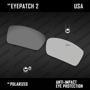 Anti Scratch Polarized Replacement Lenses for-Oakley Eyepatch 2 OO9136 Options