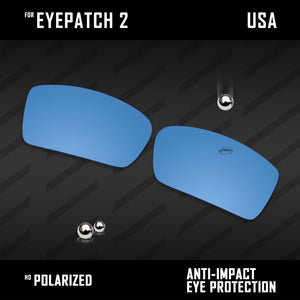 Anti Scratch Polarized Replacement Lenses for-Oakley Eyepatch 2 OO9136 Options