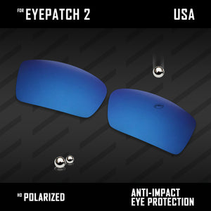 Anti Scratch Polarized Replacement Lenses for-Oakley Eyepatch 2 OO9136 Options